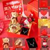 520 Regalo de San Valentín para Novia y Novia Set de Regalo Creativo Perfume Lápiz Labial Collar Regalo de Cumpleaños para Mujeres