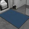Alfombrilla de Barro Diatomeas para Baño Inodoro Alfombrilla Absorbente de Agua Color Sólido Degradado Resistente a la Suciedad Puerta de Inodoro Alfombrilla Antideslizante Alfombrilla de Secado Rápido para Pies