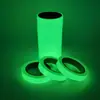 Oferta Especial Cinta Luminosa Luz para Mascotas que Almacena Luz Autoiluminante Verde Fluorescente Advertencia Decoración del Hogar Cinta de Advertencia Fluorescente Reflectante