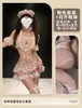 Ropa Interior Temática de Amor Yumi Nocturna Deseo Puro Lindo Oso Q Sirvienta Sexy Uniforme de No Quitarse Pecho Pequeño Conjunto de Tentación Qqny