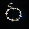 Pulsera de flor redonda con cierre de circonita, lujo ligero, alta gama, pulsera exquisita con un diseño elegante, versátil y a la moda, venta al por mayor