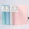 Pasta Organizadora de Documentos Inserível A4 Cor Macaron Multicamada Transparente Frente e Verso Porta-Provas Binder para Armazenamento de Contratos e Recibos de Escritório