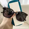 2026 Nuevo Modelo Montura Redonda Patas de Cadena Gafas de Sol para Mujer de Alta Calidad Estilo Chanel Gafas de Sol Protector Solar Tiktok Xiaohongshu