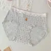 A305 # Bragas de cintura media para mujer con temática de osito, dulces y esponjosas, para niñas, nuevo modelo 2026, algodón puro, protección antibacteriana