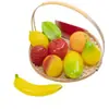 Frutas Simuladas, Modelos de Frutas Falsas, Adereços de Vegetais Simulados, Manga, Banana, Maçã, Decoração de Restaurante, Materiais de Ensino Escolar
