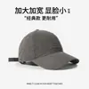 Gorra de Béisbol para Mujer 2026 Nueva Vintage Lavada Cepillada Protección Solar Gorra de Béisbol Estilo Coreano Versátil Circunferencia de Cabeza Grande Gorra de Moda para Mujer