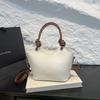 Bolso de Cubo de Moda Trendy para Comercio Exterior 2025 Nueva Versión Coreana Bolso de Hombro Casual Bolso Cruzado Versátil de Alta Gama