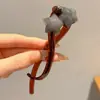Pinza para el Cabello Retorcida con Flor de Perlas y Pedrería Mariposa para Mujer, Nuevo Estilo 2026 Pinza de Garra para Recogido, Pasador Recto