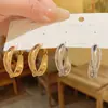 Brincos de Metal Geométricos de Moda Personalizados, Estilo de Luxo Leve de Alta Qualidade, Brincos de Tarraxa Versáteis da Moda, Presilhas de Orelha Femininas, Brincos para o Dia a Dia