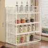 Estante de Especias para Cocina Estante Multifuncional para Almacenamiento de Condimentos en Encimera Organizador de Utensilios de Cocina para Aceite Sal Salsa de Soja Vinagre Estante