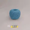 Fio de algodão oco de 2 mm para tecelagem DIY manual e crochê, material especial para bolsas de praia ocas, novelo de fio de fio redondo oco de 2 mm