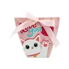 Dia dos Namorados Bonito Animal Design Caixa de Doces Embalagem Dia dos Namorados Pequeno Presente Embalagem Caixa de Biscoitos Fita