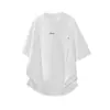 Camiseta masculina de manga curta, marca da moda, caimento solto de verão, novo modelo 2026, popular online, moderna, simples, única, top versátil