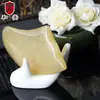 Tablero Raspador de Cuerno de Oveja Grande Natural Rojo Sangre Más Vendido al por Mayor por el Fabricante para Uso en Todo el Cuerpo, Masaje de Puntos de Acupuntura, Belleza y Cuidado de la Piel