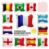 Globos de Papel de Aluminio Mate con Bandera Nacional Transfronterizos Nuevos para Decoración de Tiendas de Festival y Centros Comerciales Accesorios Venta al por Mayor