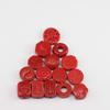 Una variedad de cuentas de nube de cinabrio de arena roja, joyería de estilo étnico para hacer tú mismo, pulsera, collar, llavero, accesorios de nube de cinabrio auspiciosos