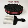 Set de rizadores de pelo para hombres con varillas de esponja para permanente de fuegos artificiales Herramientas negras para hombres Fuegos artificiales Perm Metabo