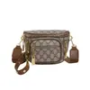 Bolsa de mão feminina transfronteiriça 2026 nova luxo moda retrô multi-camada zíper ombro transversal bolsa de peito feminina da moda