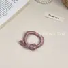 Elástico de Cabelo Plissado de Cetim Suave, Altamente Elástico e Durável, Não Danifica o Cabelo, com Decoração de Pérola, Versátil para o Dia a Dia, Acessório de Cabelo