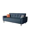 2026 Nuevo Modelo Sofá Cama Plegable Resistente a Arañazos para Sala de Estar de Alquiler, Asiento Doble para Apartamento Pequeño, Uso Doméstico Simple