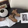 Botas Martin de Cuero Grueso Suela Retro para Mujer Verano Nueva Moda Versátiles Estilo Británico Botas de Trabajo Moda Corta