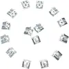 Clips Metálicos Dacromet Blancos y Negros Universales Automotrices, Clips y Sujetadores para Paneles Interiores, Pilares A y Asientos