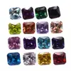 Pedras Soltas de Zircônia Quadrada Lapidada, Pedras Preciosas Sintéticas com Fundo Pontiagudo, Pedras Quadradas Lapidadas, Diamantes de Zircônia (CZ) no Atacado