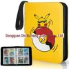 Livro de Cartas Pokemon de Venda Quente com 4 Compartimentos e 9 Compartimentos Conjunto Personalizado de Jogo Pokemon Livro de Cartas Binder de Animação Bolsa para Cartas
