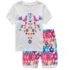 Ropa de Casa de Estilo para Niñas de Manga Corta Nueva Ropa para Niños Traje de Verano Ropa para Aire Acondicionado Pijama de Dibujos Animados K090