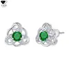 Pendientes de Nudo Celta de Plata de Ley S925 con Piedras de Nacimiento Doce Estilos Nuevos Transfronterizos para Mujer, Pendientes Versátiles de Moda de Alta Gama