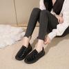 Zapatos de Algodón con Forro de Polar para Invierno para Mujer 2026 Nuevo Estilo Botas de Nieve Mocasines para Mamás con Suelas Gruesas, Zapatos Casuales Cálidos y Cómodos