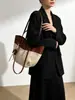 2026 Nova Bolsa de Ombro Único Color Block Versátil de Alta Qualidade Bolsa de Axila Casual Preguiçosa Bolsa Asa Bolsa Tote de Luxo Leve para o Trabalho