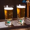 Vaso de Cerveza Turquesa Personalizado Lujo Accesible Bar de Alta Gama Vaso para Cerveza de Trigo Artesanal Soporte Vaso Gran Capacidad