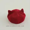 Sombreros para Niños Otoño e Invierno Boinas de Pana para Niños y Niñas Estilo Coreano Sombreros de Pintor Retro Sombreros Octagonales Modernos