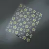 Adesivos de Unha Flor de Plumeria 3D em Relevo Flores Amarelas e Brancas Pequenas Frescas Adesivo Traseiro Adesivos de Unha à Prova d'Água Decoração para Celular iPad