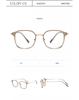 Armazón de Lentes DR.LOLLY Ultraligero de Titanio Puro Armazón de Lentes Té Frío Lentes Danyang Miopía Luz Azul Lentes Planos
