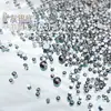 Pedras de Strass Redondas de Fundo Plano Série de Tamanhos Mistos Decorações para Nail Art, Popular no Xiaohongshu, Pedras de Strass para Nail Art Usáveis DIY Atacado