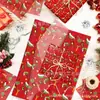 Wx137 Monstro Peludo Verde de Natal Pera Papel 17g Doce de Presente Papel de Embrulho à Prova de Umidade Desenho Animado Decorativo Papel Copiador