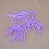 Flor de Casamento Roxa Roxo Escuro Tema Salão de Casamento Fantasia Samambaia Espiga de Arroz Grama Plástico Decorativo Flor Falsa