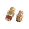 Conector rápido neumático válvula de drenaje de pegamento accesorios herramienta rosca interna y externa hierro hidráulico unión recta accesorios de válvula