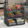 Caja de almacenamiento de piezas de bloques de construcción de gran capacidad, contenedor de almacenamiento de bloques de construcción y LEGO para niños, organizador de piezas de bloques de construcción LEGO