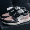 Zapatos Putian Originales Puros Aj1 de Caña Baja Tenis para Hombre y Mujer Cuero Genuino Moca Baloncesto Jordan Bajo Se Edición Limitada San Valentín Zapatos de Pareja