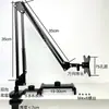 Monitor Portátil de 18 pulgadas Soporte de Brazo Mecánico Universal Extensión Vesa Pantalla Secundaria Horizontal y Vertical Abrazadera Soporte Metálico de Escritorio