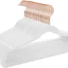 Organizador Multifuncional Perchas Flocadas Antideslizantes para Ropa Seca y Húmeda, Perchas de Plástico para Uso Doméstico, Perchas Mágicas sin Marcas, Rejillas de Secado