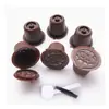 ICafilas Máquina de café de cápsulas Nespresso cápsulas de café rojas reutilizables 6 tazas de cápsulas