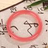 Pulseira Vermelha que Muda de Cor UV Yang Contadores de Sangue Tesouro Afundado Mica Marinha Pulseira Estilo Chinês Polida Pulseira Terapêutica de Sangue que Muda de Cor