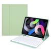 Funda con Teclado Bluetooth Adecuada para iPad 9 11ª Generación Pro 11 Teclado de Teclas Redondas Divididas Funda de Teclado Air 4 con Ranura para Lápiz Atracción Magnética