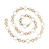 Hebilla de Moda Metálica Cadena de Cintura Estilo Coreano para Mujer Dorado Decorativo Cinturón para Vestido Mujeres de Gama Alta Elástico Delgado Faja