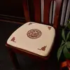 Nueva Silla Sofá Estilo Chino, Cojín de Sofá de Madera Maciza en Forma de Herradura, Cojín para Silla de Comedor, Cojín para Silla de Té, Cojín Bordado para Silla de Comedor