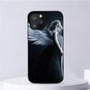 Funda para iPhone 15 de chica ángel con alas